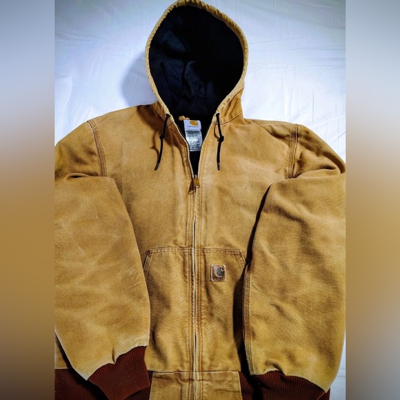 Carhartt Other - Carhartt Brown Hooded Work Jacket